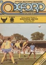 Oxford United v Sheffield United  20-Oct-1984