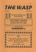 Alloa Athletic v Spartans  20-Dec-2003