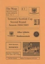 Alloa Athletic v Stenhousemuir  11-Dec-2004