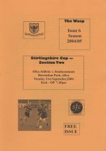 Alloa Athletic v Stenhousemuir  21-Sep-2004