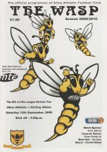 Alloa Athletic v Stirling Albion  12-Sep-2009