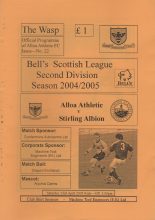 Alloa Athletic v Stirling Albion 23-Apr-2005
