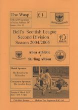 Alloa Athletic v Stirling Albion 08-Mar-2005