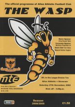 Alloa Athletic v Stranraer   27-Dec-2008