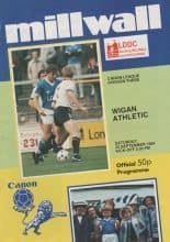 Millwall v Wigan Athletic  22-Sep-1984