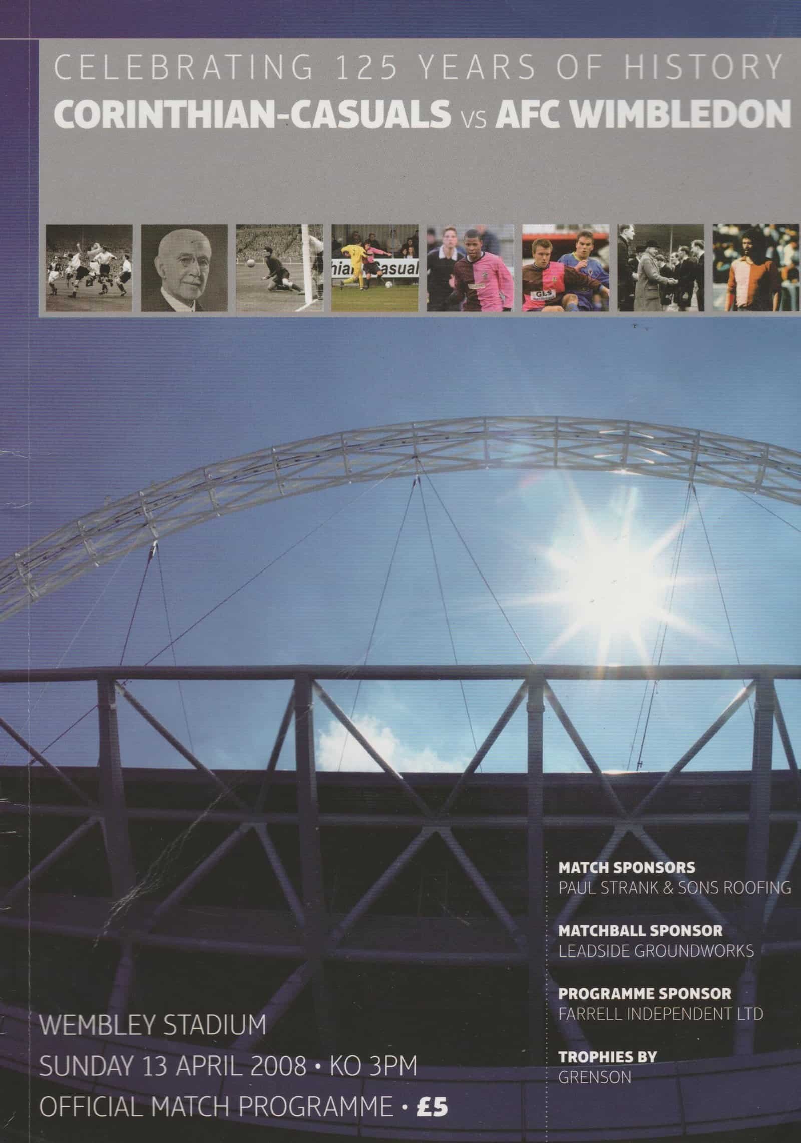 Corinthian Casuals v AFC Wimbledon  13-Apr-2008