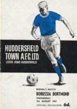 Huddersfield Town v Borussia Dortmund 09-Aug-1967