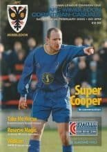 AFC Wimbledon v Corinthian Casuals  26-Feb-2005
