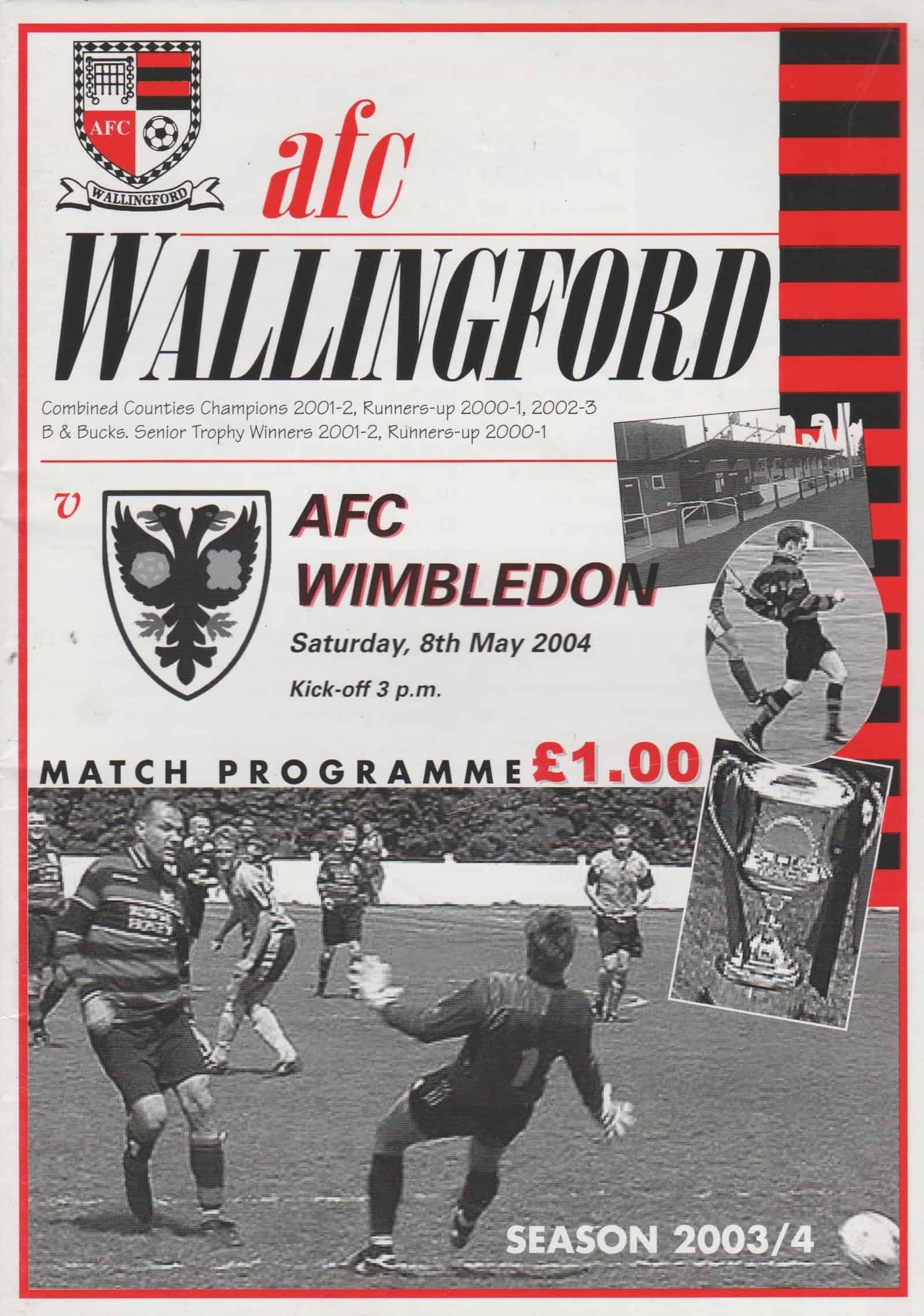 AFC Wallingford v AFC Wimbledon   08-May-2004