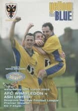 AFC Wimbledon v Ash United  12-Mar-2003