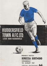 Huddersfield Town v Borussia Dortmund  09-Aug-1967