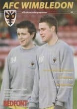 AFC Wimbledon v Bedfont 21-Feb-2004