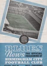 Birmingham City v Blackburn Rovers 22-Apr-1959