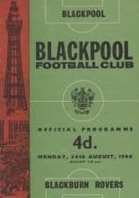 Blackpool v Blackburn Rovers 24-Aug-1964
