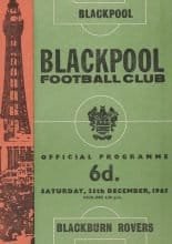 Blackpool v Blackburn Rovers 25-Dec-1965