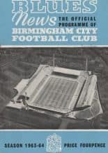Birmingham City v Blackpool 09-Nov-1963