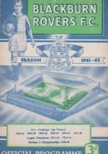 Blackburn Rovers v Bolton Wanderers 21-Apr-1962