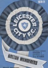 Leicester City v Bolton Wanderers   31-Oct-1970