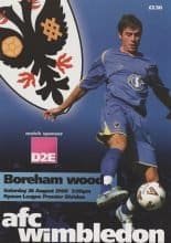 AFC Wimbledon v Boreham Wood   26-Aug-2006