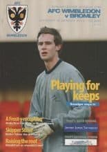 AFC Wimbledon v Bromley  15-Jan-2005