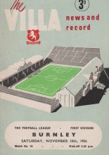 Aston Villa v Burnley 10-Nov-1956
