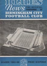 Birmingham City v Bury 18-Dec-1965