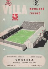 Aston Villa v Chelsea  21-Jan-1956
