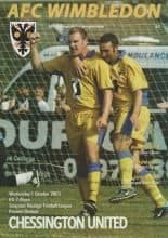 AFC Wimbledon v Chessington United 01-Oct-2003