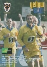 AFC Wimbledon v Cobham 26-Oct-2002