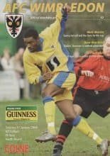 AFC Wimbledon v Colne  17-Jan-2004