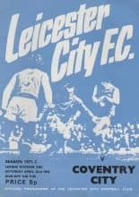 Leicester City v Coventry City  22-Apr-1972