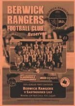 Berwick Rangers Reserves v Easthouses Lily   15-Apr-2013