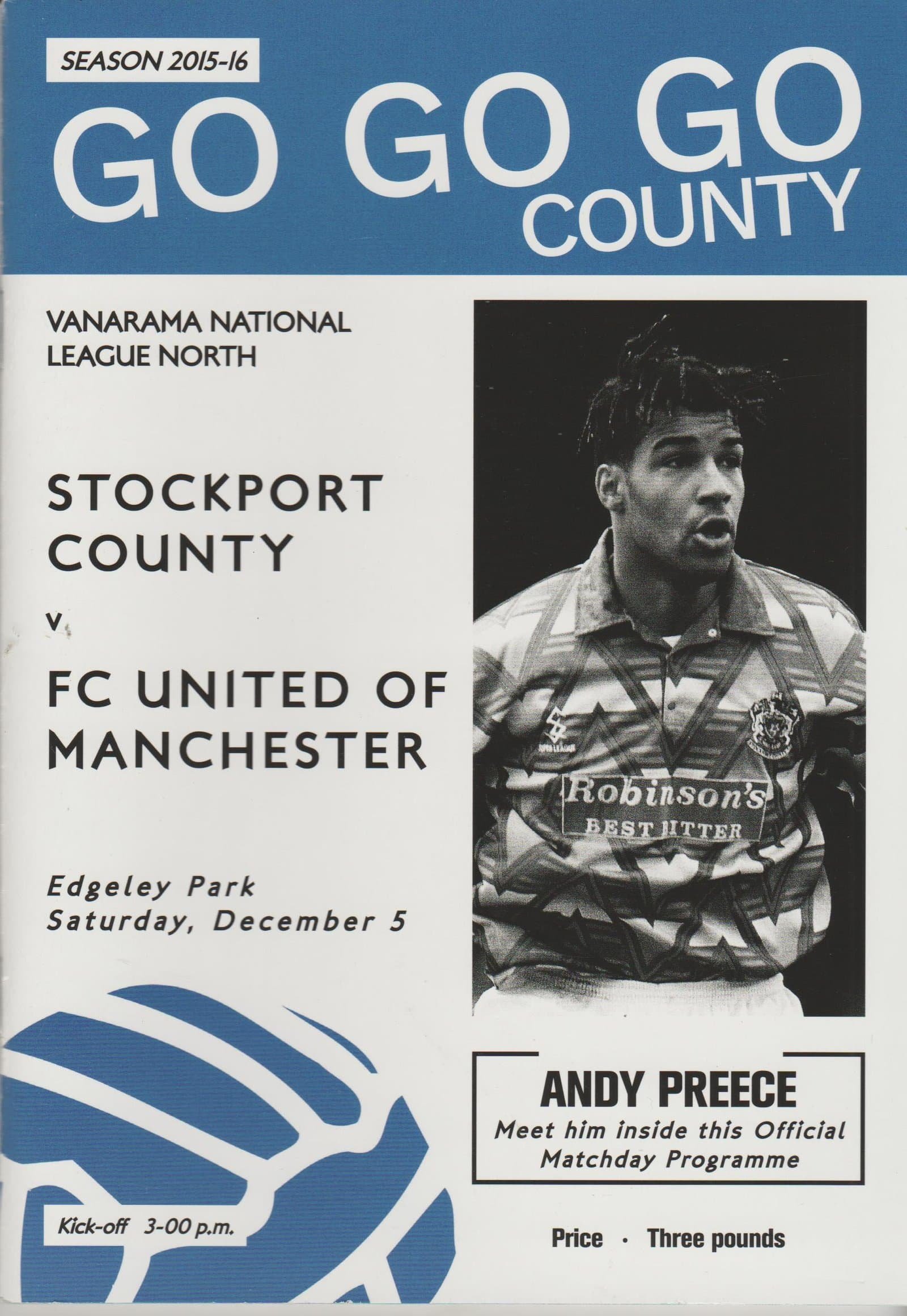 Stockport County v FC United of Manchester 05-Dec-2015