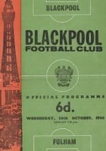 Blackpool v Fulham 26-Oct-1966