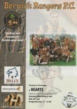 Berwick Rangers v Heart of Midlothian  27-Jan-2001