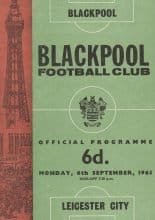 Blackpool v Leicester City 06-Sep-1965