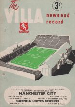 Aston Villa v Manchester City 22-Dec-1956