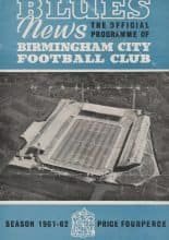 Birmingham City v Manchester City 26-Dec-1961