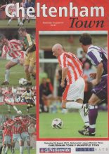 Cheltenham Town v Mansfield Town  25-Aug-2001