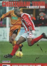 Cheltenham Town v Mansfield Town  28-Feb-2004