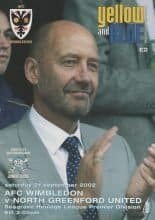 AFC Wimbledon v North Greenford United  21-Sep-2002