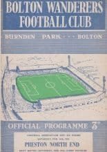 Bolton Wanderers v Preston North End 14-Feb-1959