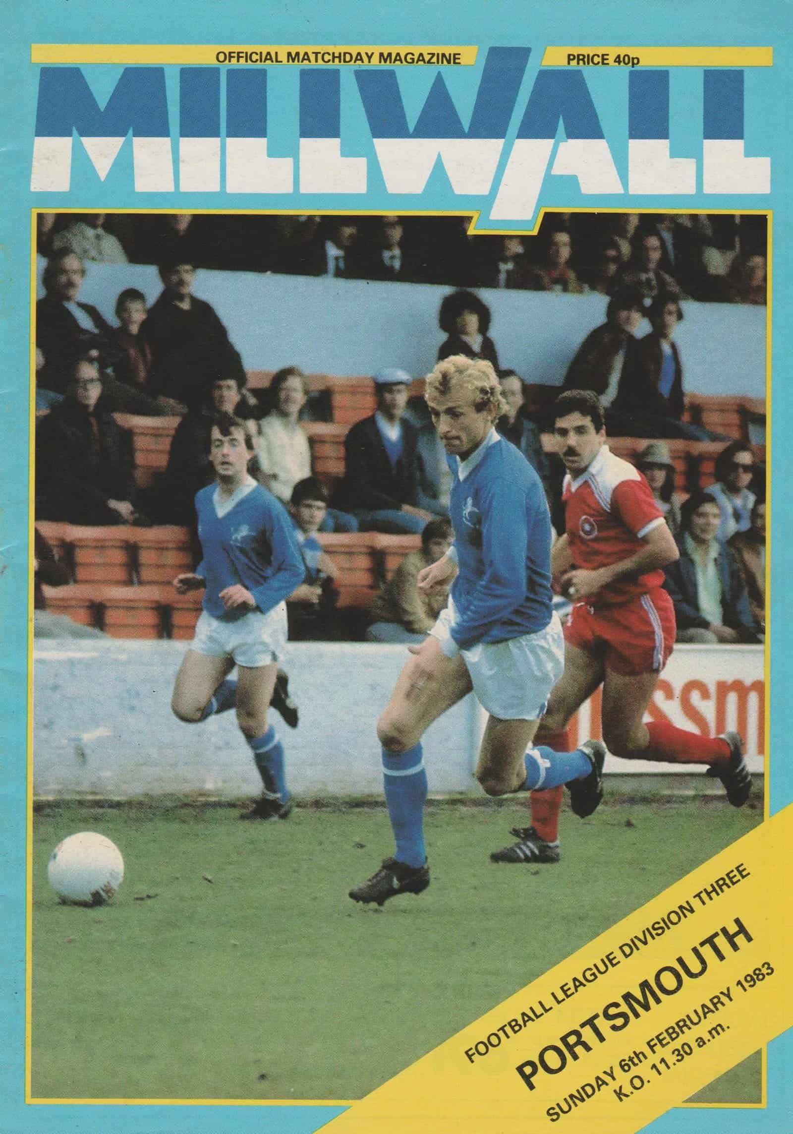 Millwall v Portsmouth 06-Feb-1983