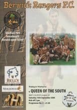 Berwick Rangers v Queen of the South  16-Sep-2000