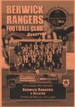 Berwick Rangers Reserves v Selkirk  14-May-2013