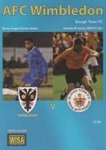 AFC Wimbledon v Slough Town  28-Jan-2006