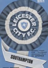 Leicester City v Southampton  09-Sep-1970