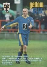 AFC Wimbledon v Southall  16-Nov-2002
