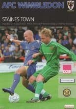 AFC Wimbledon v Staines Town  27-Aug-2007
