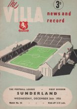 Aston Villa v Sunderland 26-Dec-1956